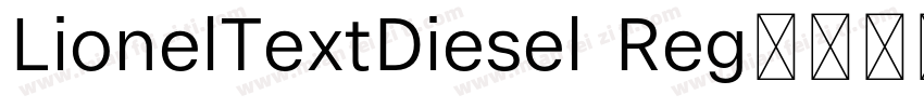 LionelTextDiesel Reg字体转换